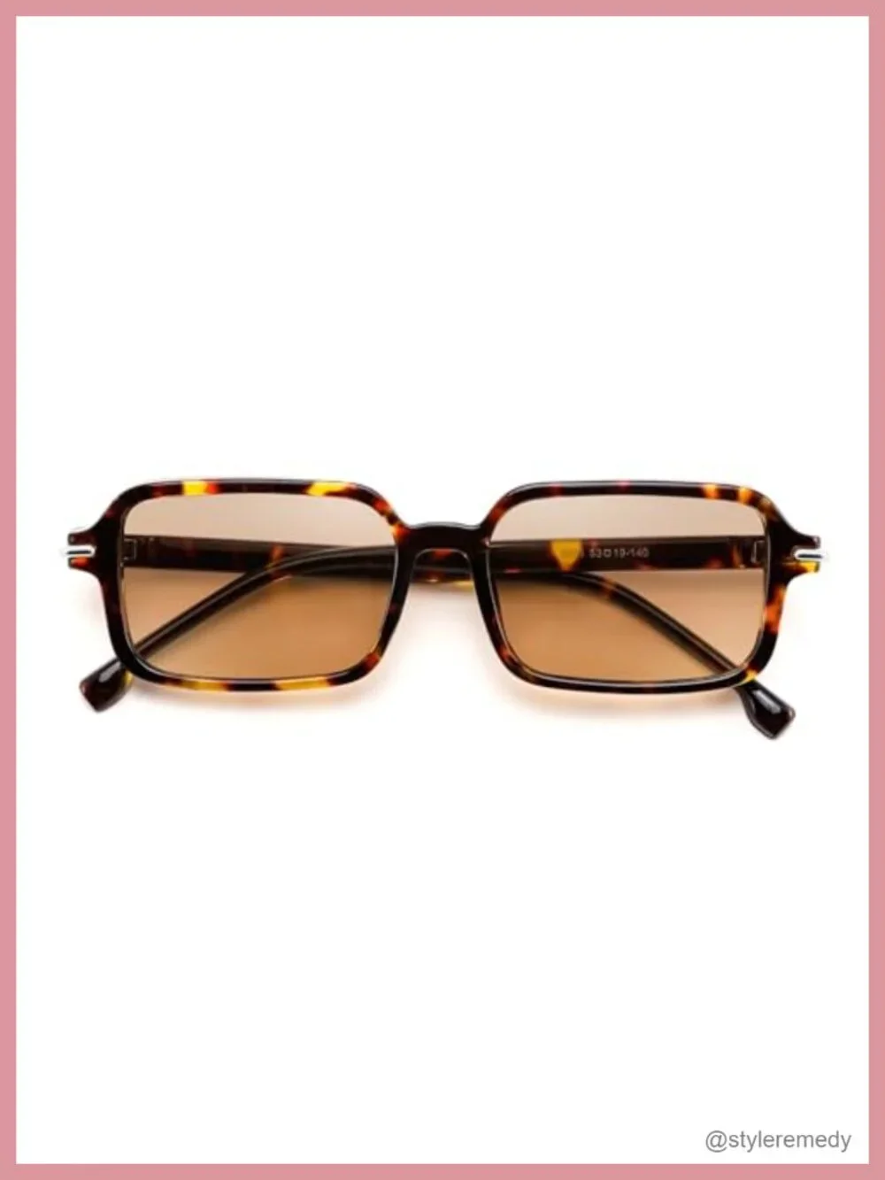 Vintage Rectangular Narrow Sunglasses UV400 Protection Lightweight Retro Square